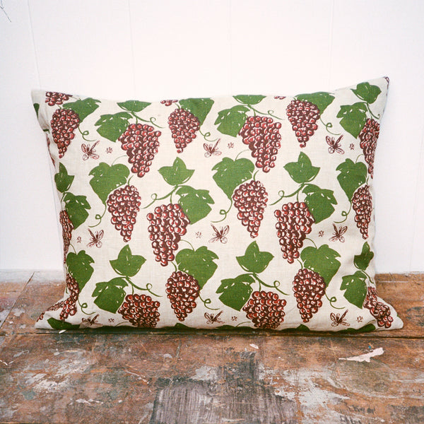 Grapevines & Dragonflies, Rectangular Cushion