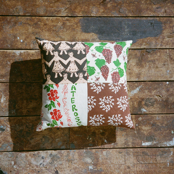 Patchwork 5, Square Cushion